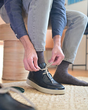 LEUCA - Pelle Blu Martellata