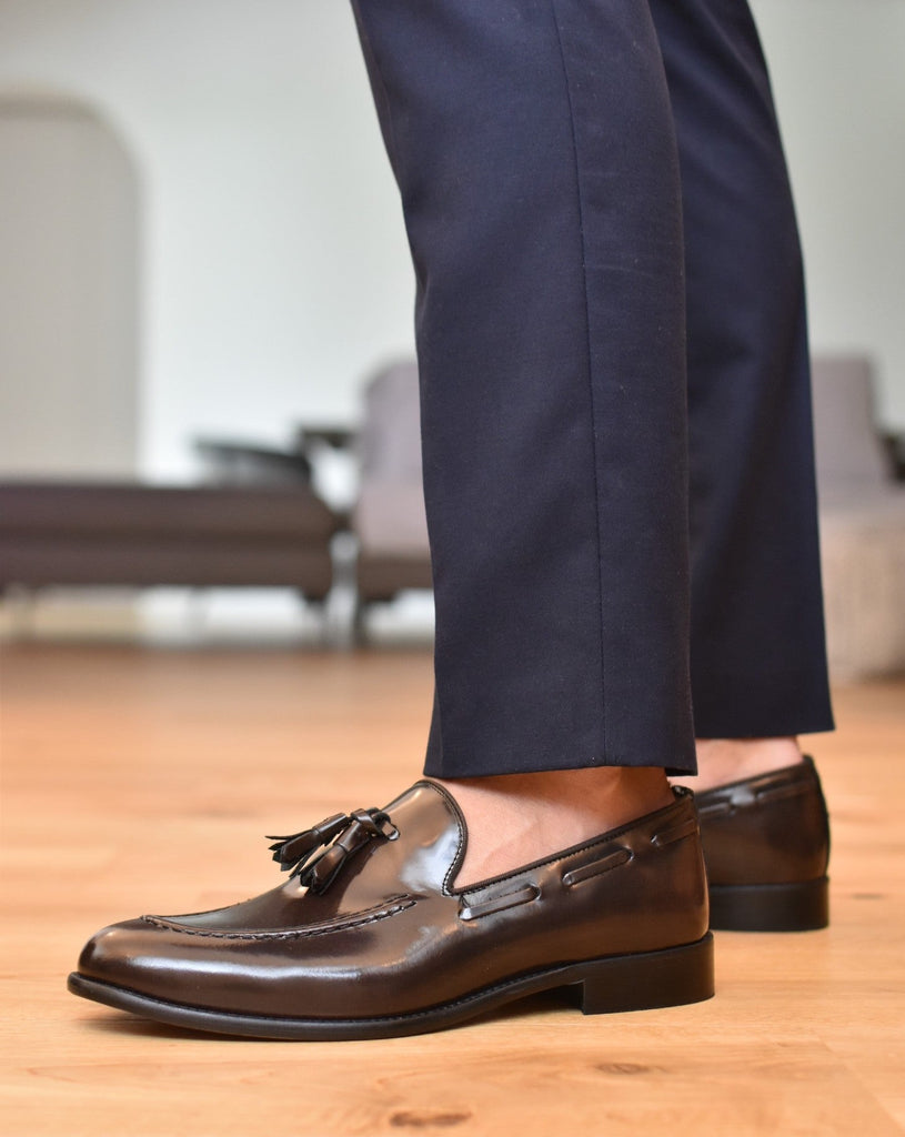 Mocassino Uomo Mocassini Con Nappe Mocassino Uomo Con Nappine In