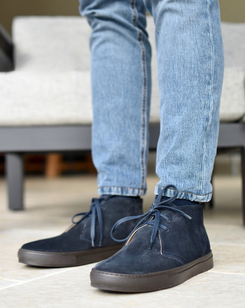 Abbinare Jeans E Polacchine Uomo Polacchino Desert Boot Uomo In