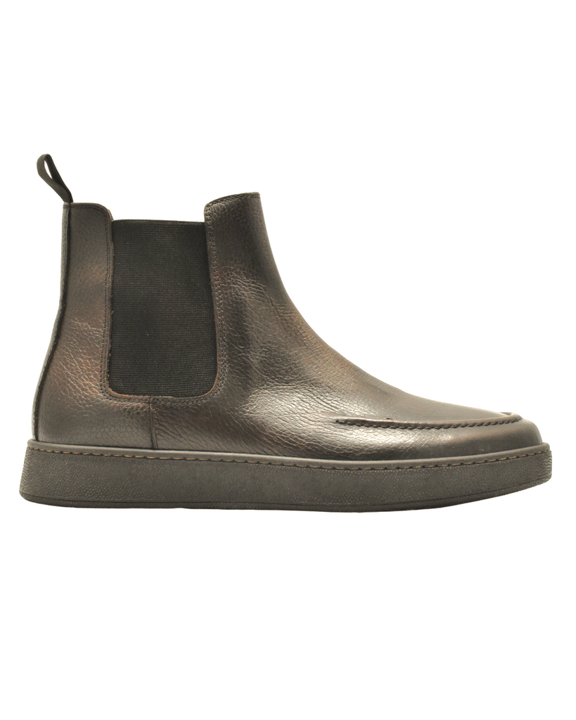 CORTINA - Pelle Marrone Martellata