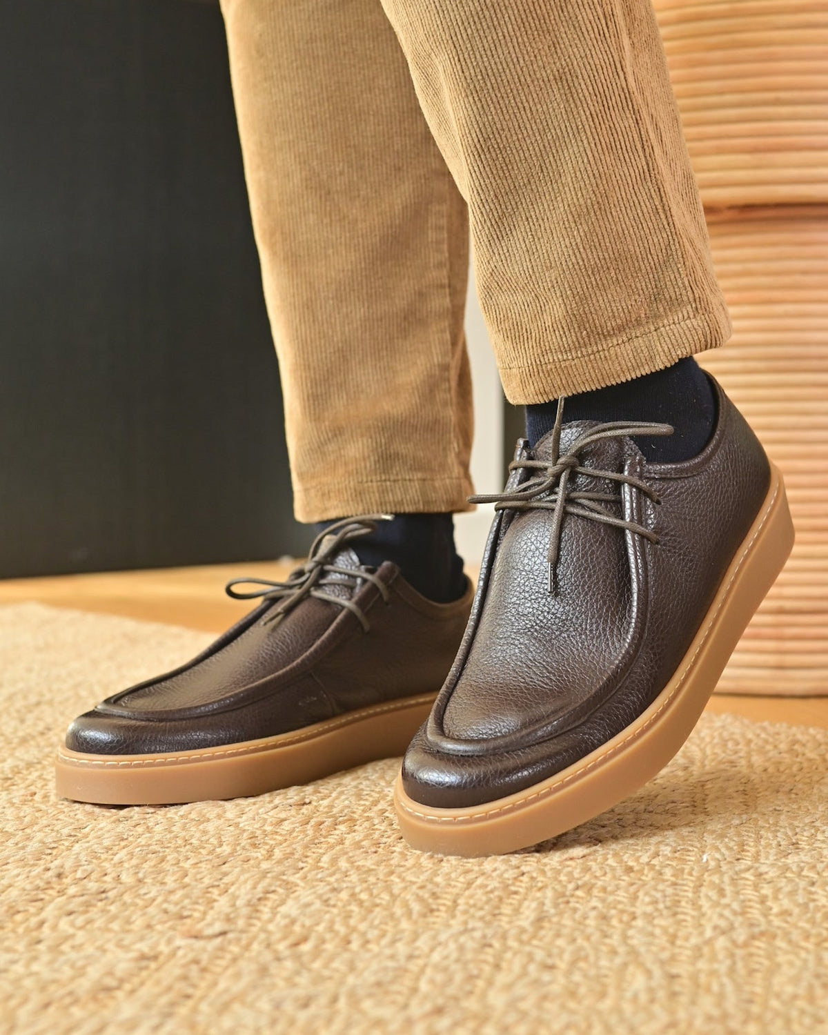 Scarpe Sportive E Casual Papa Shoes – Tomaia In Pelle E Microfibra, Suola In Gomma, Tacco 6,5 Cm, Leggere E Versatili Per Tutti I Giorni