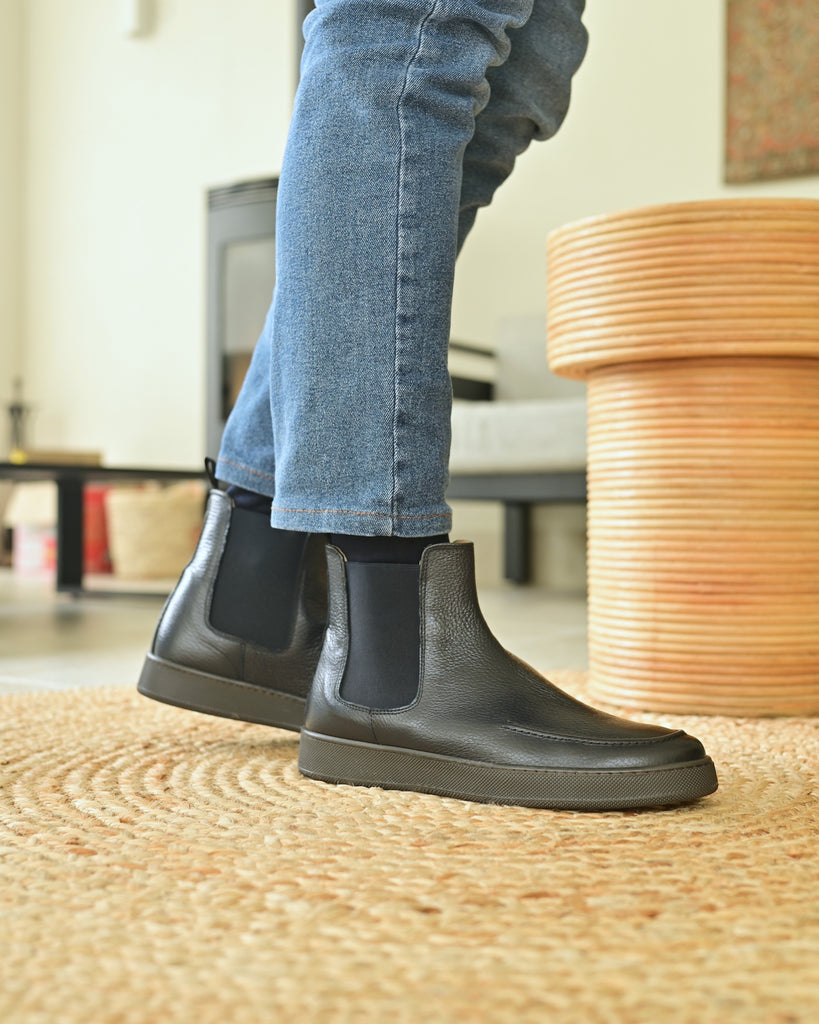 CORTINA - Pelle Blu Martellata