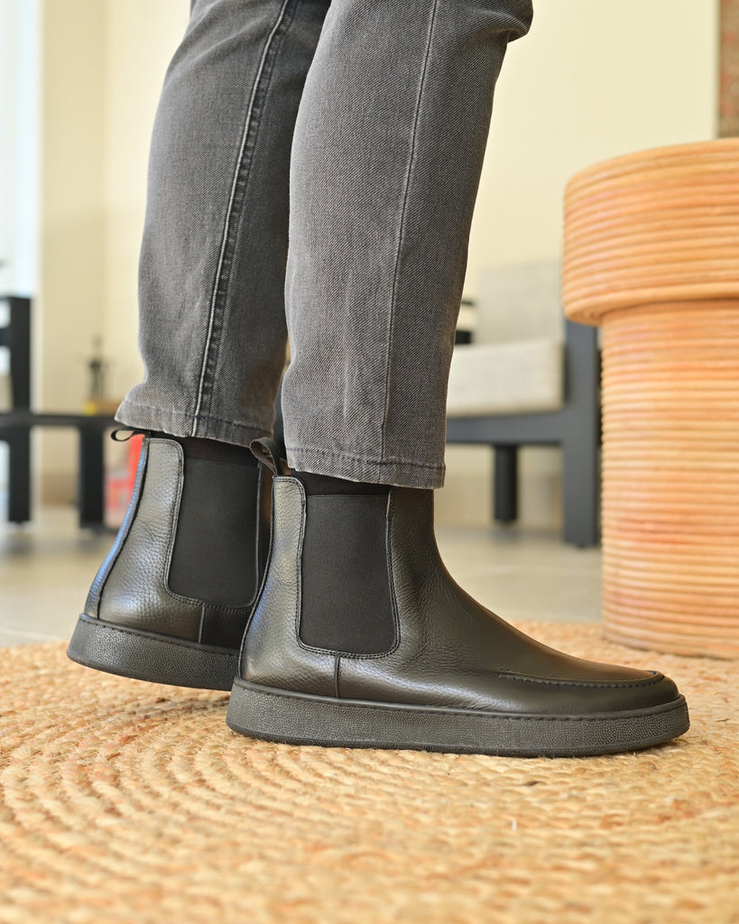 CORTINA - Pelle Nera Martellata