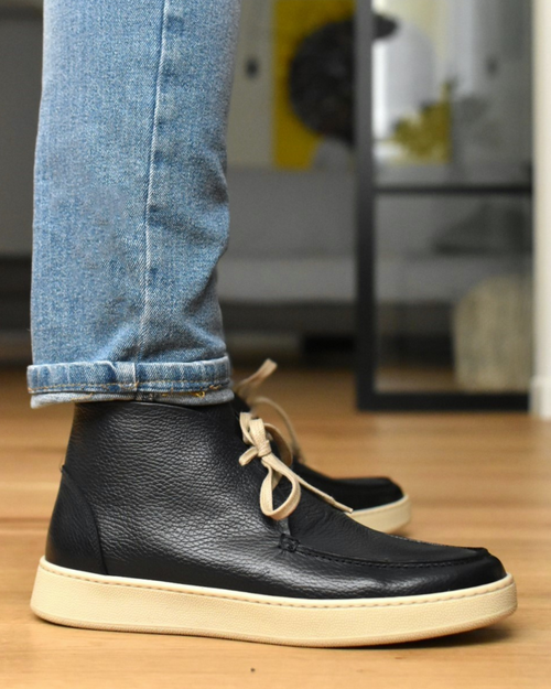 Polacchine Blu Polacchine Da Uomo Leuca Pelle Blu Polacchine Uomo