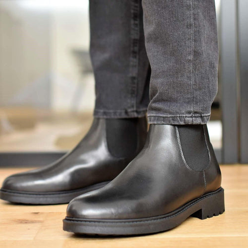 Zoccoli Stivaletti Uomo Scarpe Zeppa Uomo Anni 70 Walk London Sean